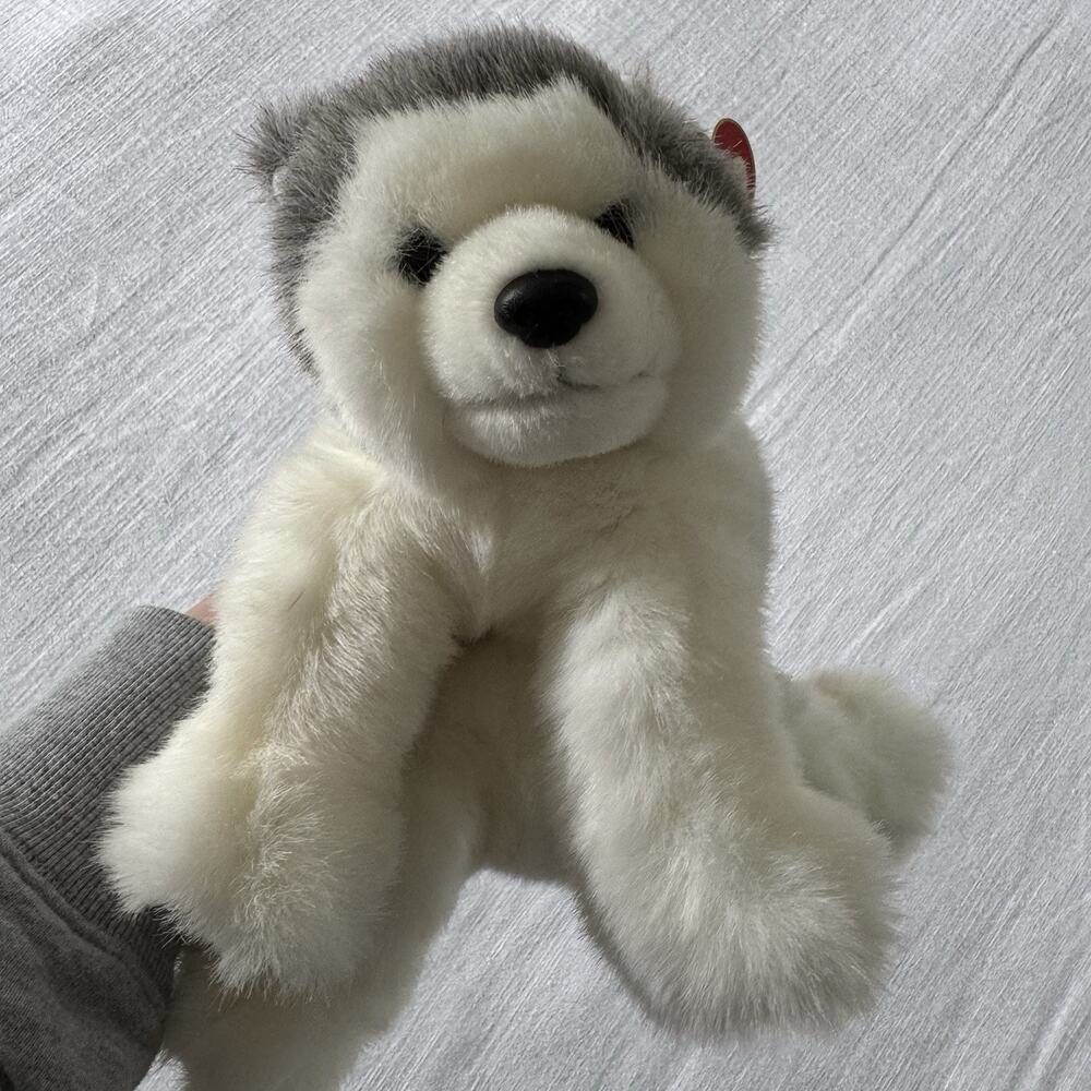 TY Classic 11" Dakota the Siberian Husky Dog Plush Stuffed Animal 1997